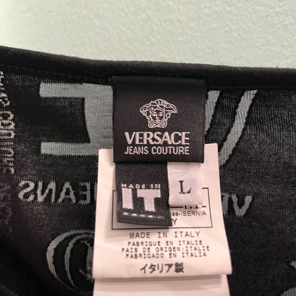 Versace Jeans Couture black top - L - Picture 7 of 8